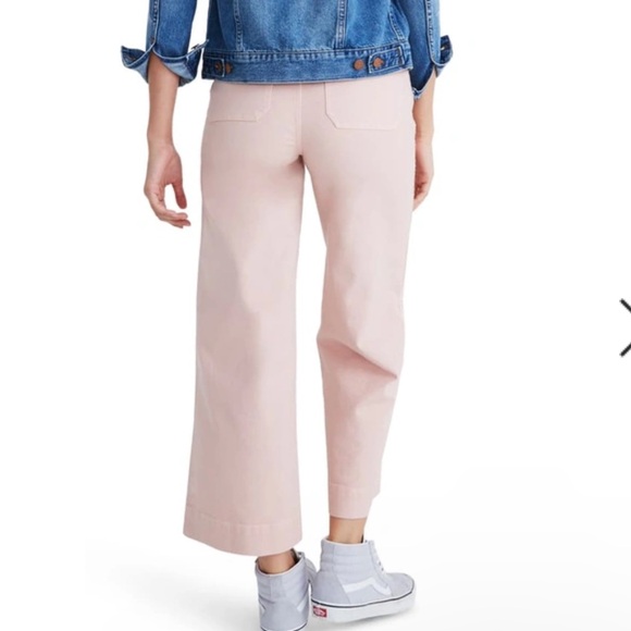 madewell high waist emmett wide leg crop pant 27 4 - Picture 2 of 11